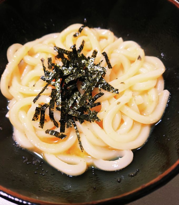 釜玉明太バタうどん-レシピのメイン写真