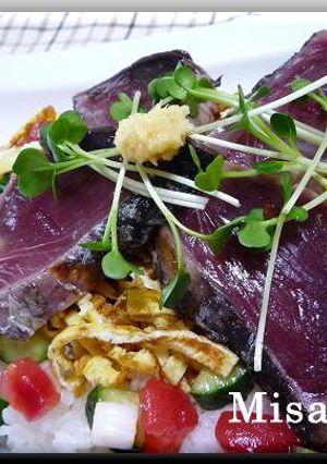 カツオのサルサ丼-レシピのメイン写真