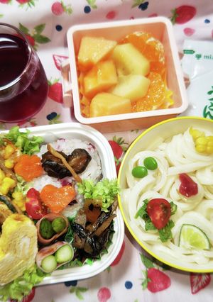 女子中学生♡お弁当♪冷やしうどん-レシピのメイン写真