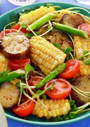 とうもろこしと夏野菜の甘じょうゆマリネ-レシピのメイン写真