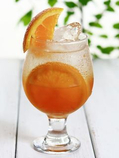 オレンジ1つでアイスフルーツティーの素-レシピのメイン写真