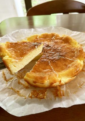 米粉で簡単　ベイクドチーズケーキ-レシピのメイン写真