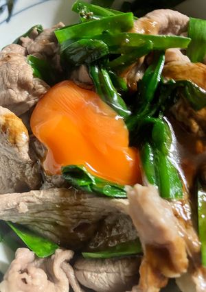 簡単　ラム肉でスタミナ丼-レシピのメイン写真