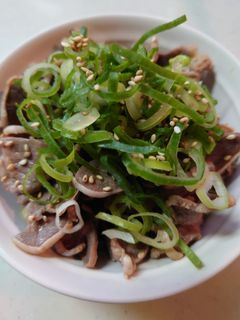 オツマミ豚タンわさびポン酢和え-レシピのメイン写真