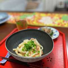 รูปของ 明太うどん〜オリーブ油と昆布茶で旨い！