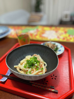 明太うどん〜オリーブ油と昆布茶で旨い!-レシピのメイン写真