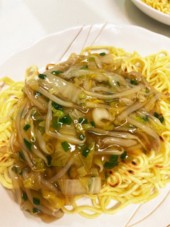 生姜でさっぱり◎野菜の餡掛け揚げ焼きそば-レシピのメイン写真