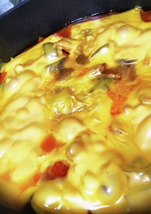 簡単!フライパンでチーズダッカルビ-レシピのメイン写真