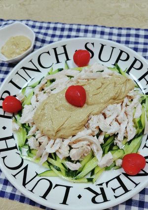 ♡鶏胸肉で作る棒々鶏♫美味しい-レシピのメイン写真
