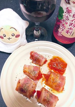 トマトのベーコン巻き おつまみ-レシピのメイン写真
