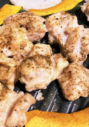 鶏もも肉のグリル　焼き野菜-レシピのメイン写真