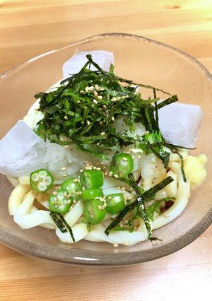 オクラおろし冷やしうどん-レシピのメイン写真