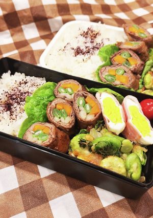 高１男子とパパの弁当240701-レシピのメイン写真