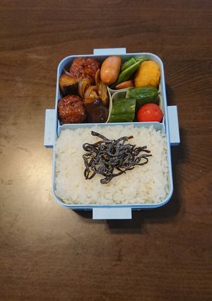 中学生女子弁当2024/07/01-レシピのメイン写真