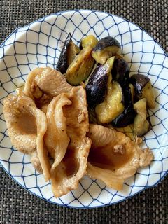 茄子と豚の生姜焼き-レシピのメイン写真