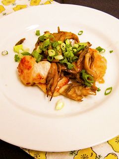 ガーリックチキン舞茸ソース-レシピのメイン写真