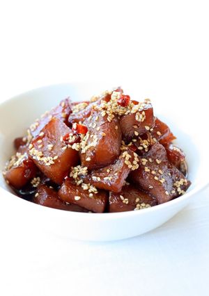 香ばしい風味【こんにゃくのオランダ煮】-レシピのメイン写真