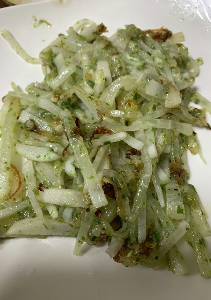 大根の青のり焼き-レシピのメイン写真