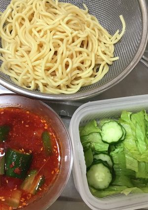 捨てないで！キムチの残り汁！冷麺風-レシピのメイン写真