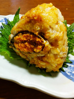 鮒寿司の焼きおにぎり 焦がし飯醬油の香り-レシピのメイン写真