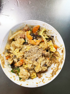 お一人様野菜たっぷり甘辛レモン風味炒飯-レシピのメイン写真