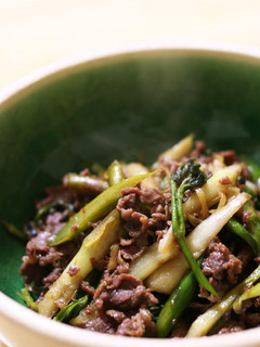 【山うどレシピ・全体】うどと牛肉の時雨煮-レシピのメイン写真