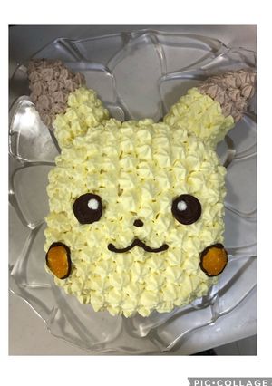 ポケモン*ピカチュウキャラケーキ-レシピのメイン写真