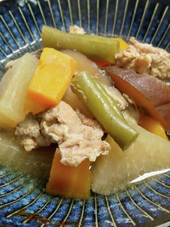 電器圧力鍋で!豚肉と野菜の煮物-レシピのメイン写真