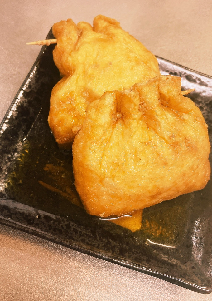 簡単 たまごと油揚げの巾着煮-レシピのメイン写真