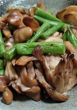 舞茸といんげんのココット焼き-レシピのメイン写真