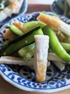 きゅうりとちくわのめんつゆ漬け-レシピのメイン写真