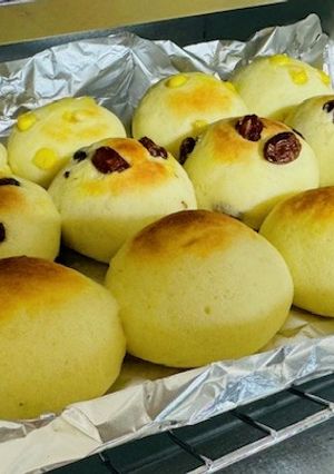 発酵無の丸パンミックス（卵入り）-レシピのメイン写真