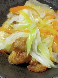 唐揚げの野菜あんかけ-レシピのメイン写真