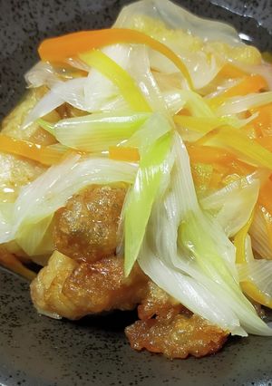 唐揚げの野菜あんかけ-レシピのメイン写真