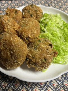 餃子の餡 de メンチカツ-レシピのメイン写真