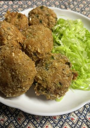 餃子の餡 de メンチカツ-レシピのメイン写真