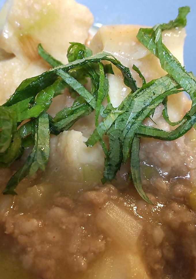 厚揚げのとろとろネギ味噌あんかけ-レシピのメイン写真