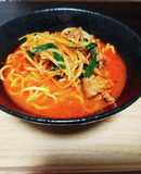 ピリ辛(大嘘) ユッケジャンラーメン