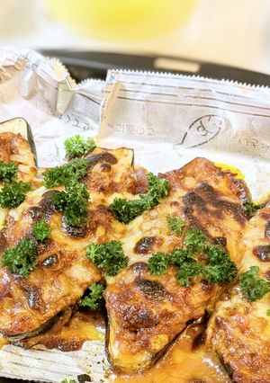 余ったミートソースで、ナスのチーズ焼き-レシピのメイン写真