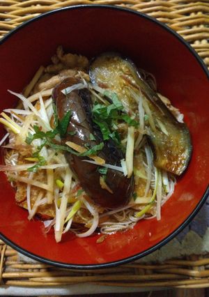 絶品！魅惑のナスそうめん-レシピのメイン写真