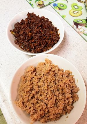 黒そぼろ（味噌味）-レシピのメイン写真