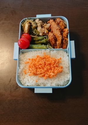 中学生女子弁当2024/07/02-レシピのメイン写真