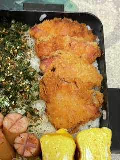 お弁当に!卵なし!すぐできるハムカツ-レシピのメイン写真