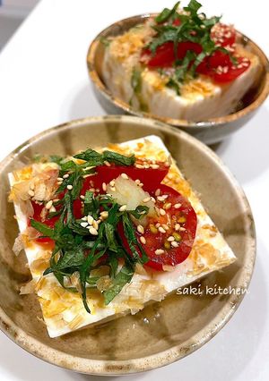 さっぱり♪トマトと大葉の冷奴-レシピのメイン写真