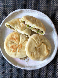 夏野菜たっぷりのスパイシーお焼き-レシピのメイン写真