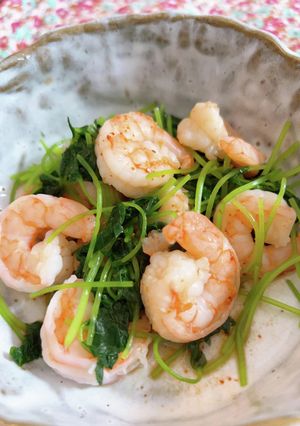 エビと三つ葉のボイルしたのん-レシピのメイン写真