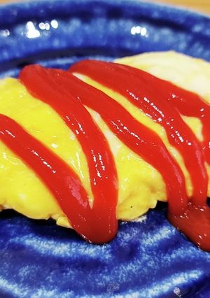 レンジで超簡単！ふわふわオムレツ-レシピのメイン写真