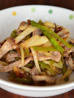新ジャガと豚肉の中華炒め-レシピのメイン写真
