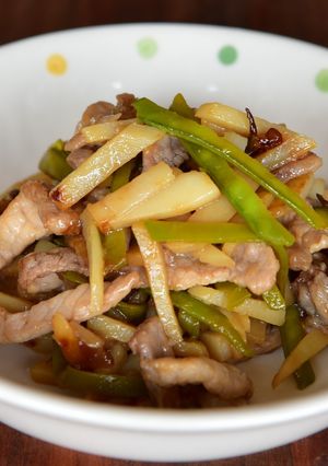 新ジャガと豚肉の中華炒め-レシピのメイン写真