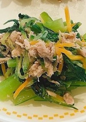 給食*こまツナサラダ-レシピのメイン写真